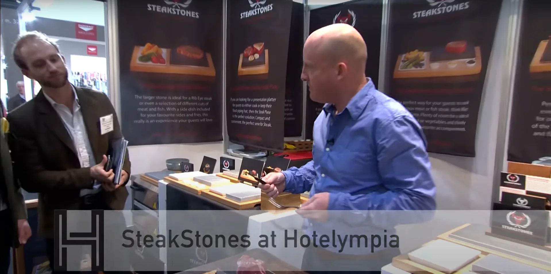 STEAKSTONES NEW RANGE ON SHOW AT HOTELYMPIA