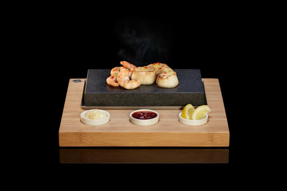 The SteakStones Sizzling Starter Set