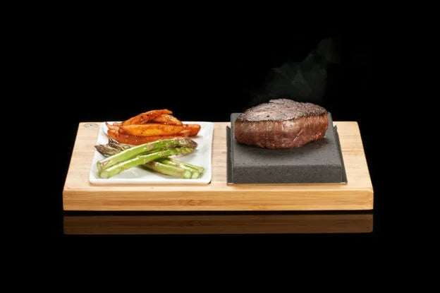 STEAK AND SIDES SET (SS016) – BUY 6 SETS, GLOVES, KNIVES AND FORKS